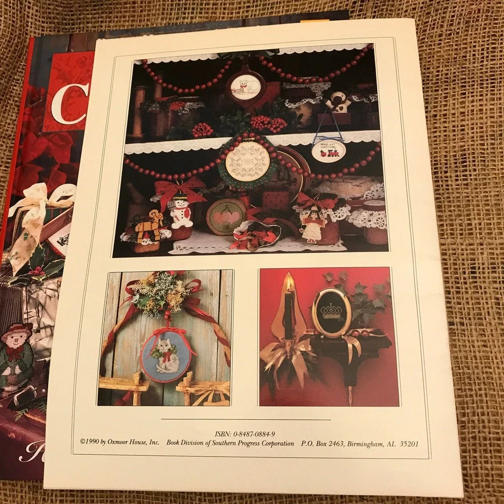 Cross Stitch Christmas Book: Ornament Patterns, Needlework‎ Crafts